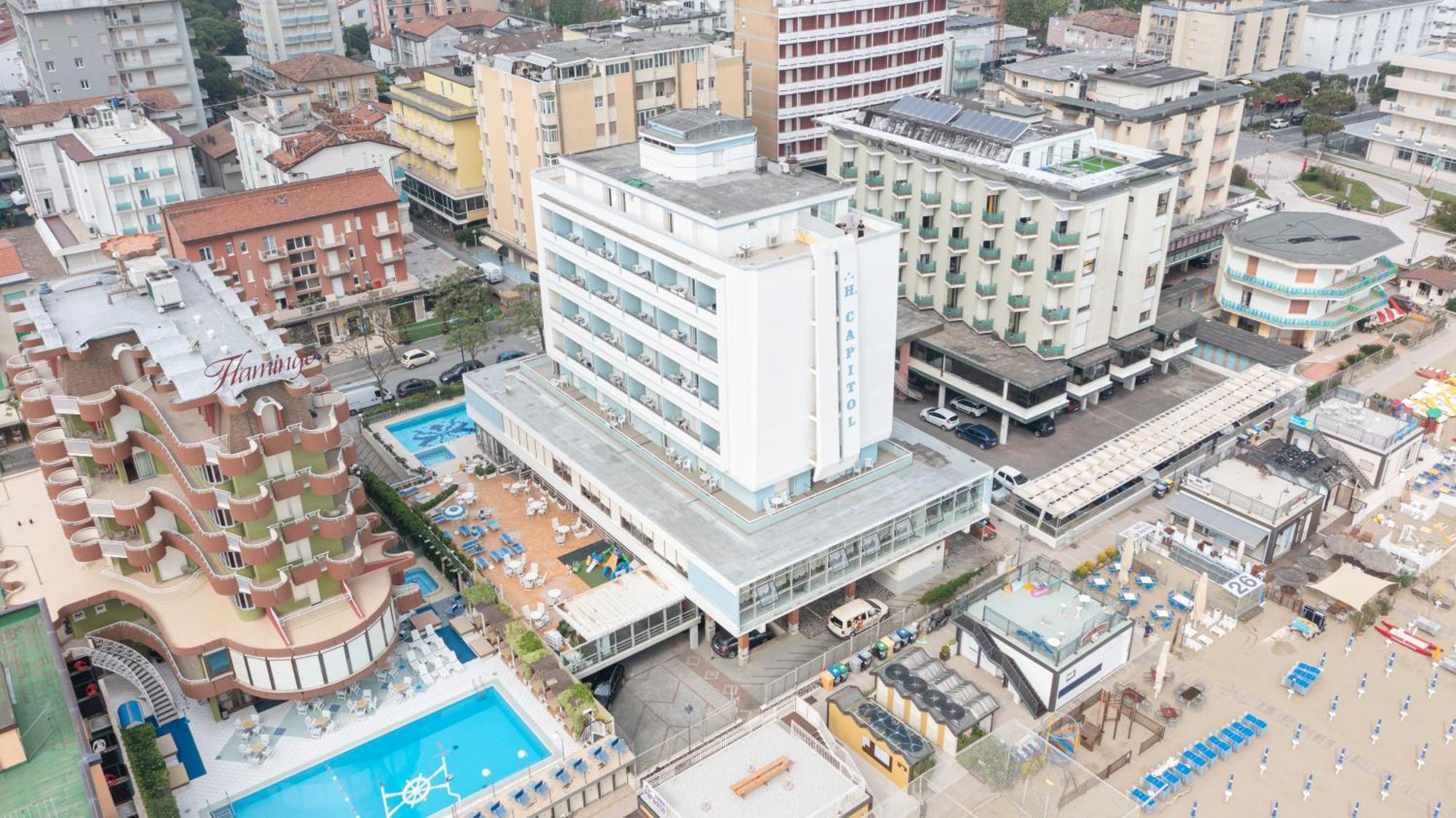 Hotel Capitol Gatteo a Mare Exteriör bild